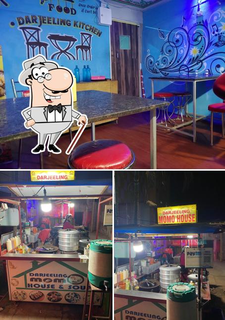 The restaurant's exterior and interior