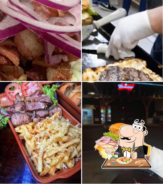 Platos en Pedrão Burguers e bar