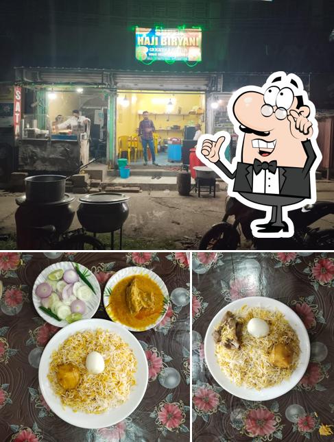 The interior of SUPER HAZI BRIYANI