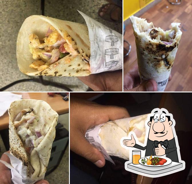 Food at Just Shawarma