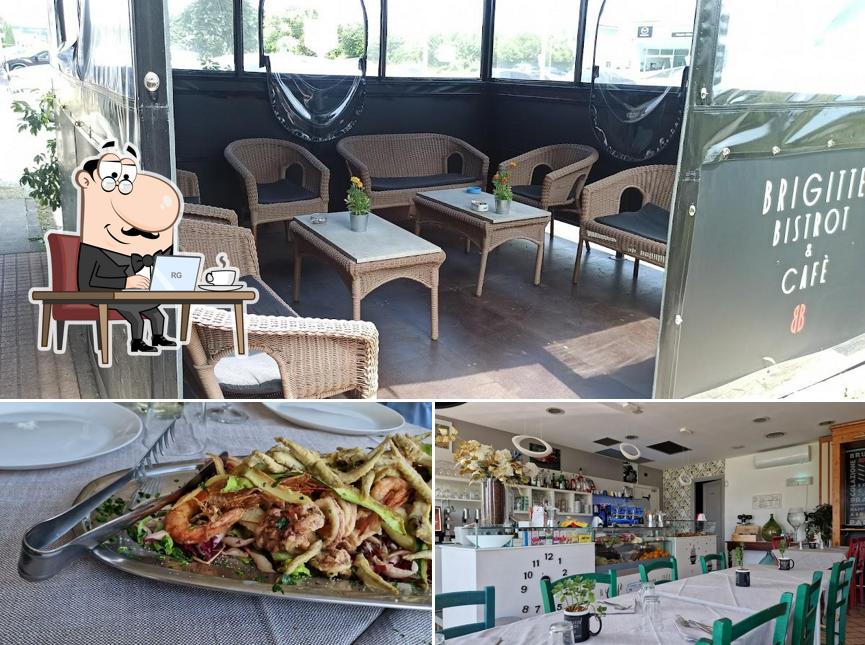 Brigitte Bistrot & Cafè e Pizzeria si caratterizza per la interni e cibo