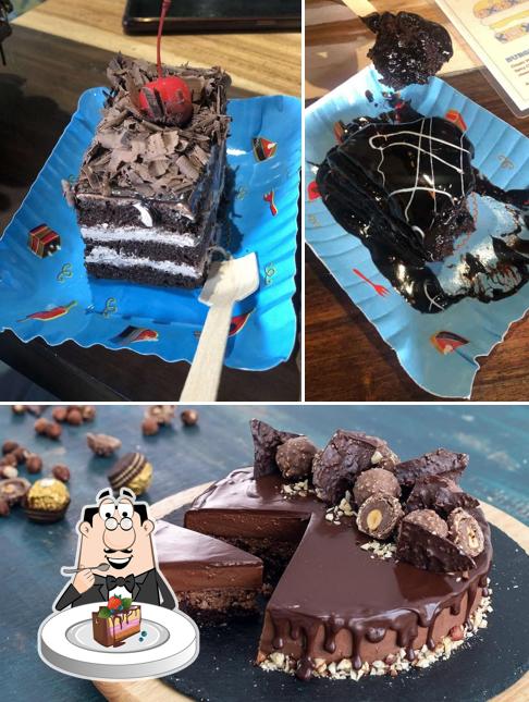 Chocolate cake at The Hazelnut Factory