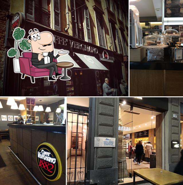 Gli interni di Caffè Vergnano 1882 Milano