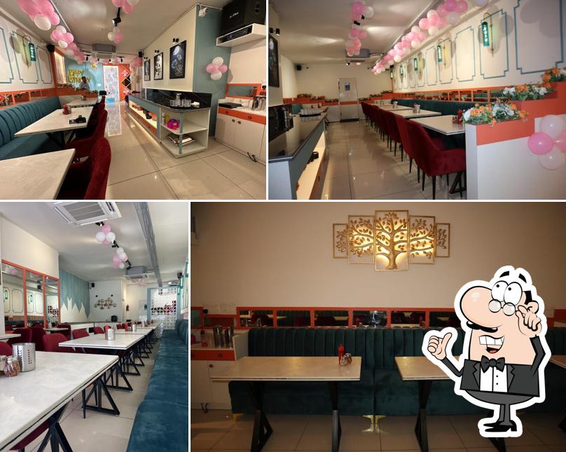 Take a seat at one of the tables at Captain Sam's Pizza Phase 7