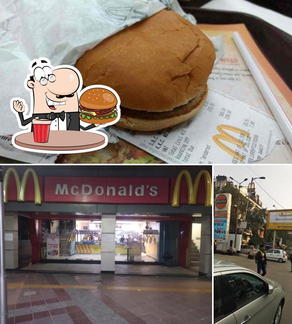Get a burger at McDonald's