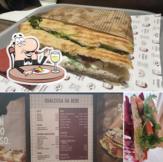 Platti al Panini Bar Franco Romano