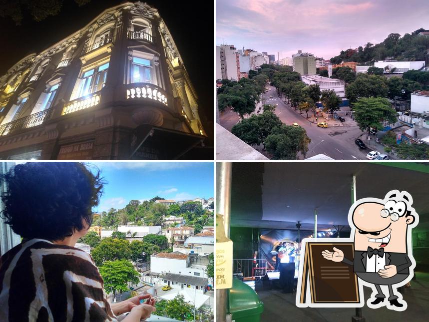 Desfrute da vista do exterior Espaço Catete