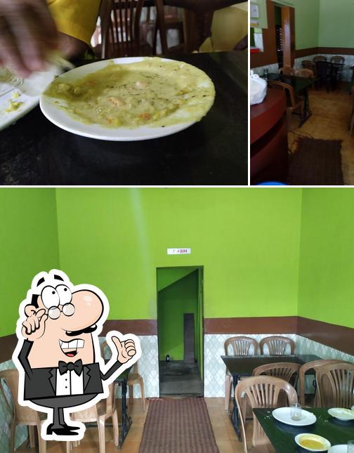 The interior of Hotel Home Land