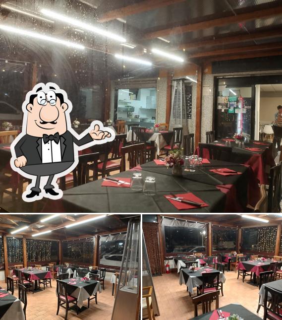 Gli interni di Pizzeria "Da Cecca"