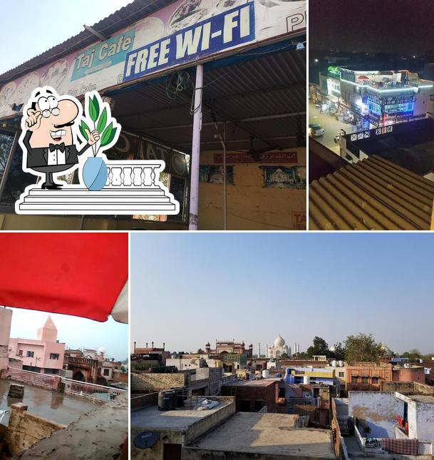 The exterior of Taj Cafe Restaurant A/C ROOF TOP
