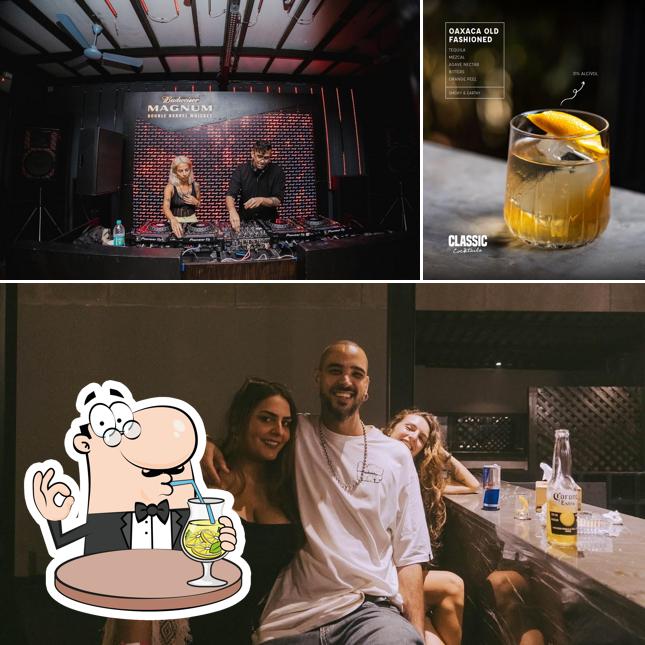 Check out the image showing drink and food at The Loft at Ānamiva