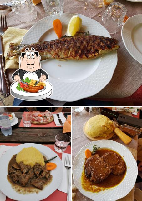 Cibo al Ristorante Cascate Nardis