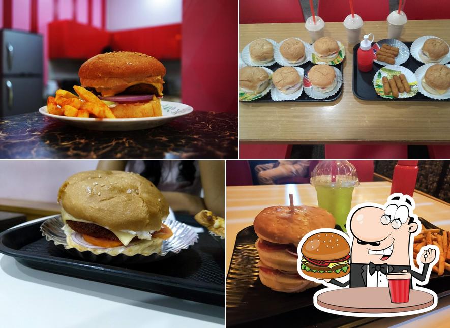 Order a burger at San's Deli - Cafe & Woodfire Pizza