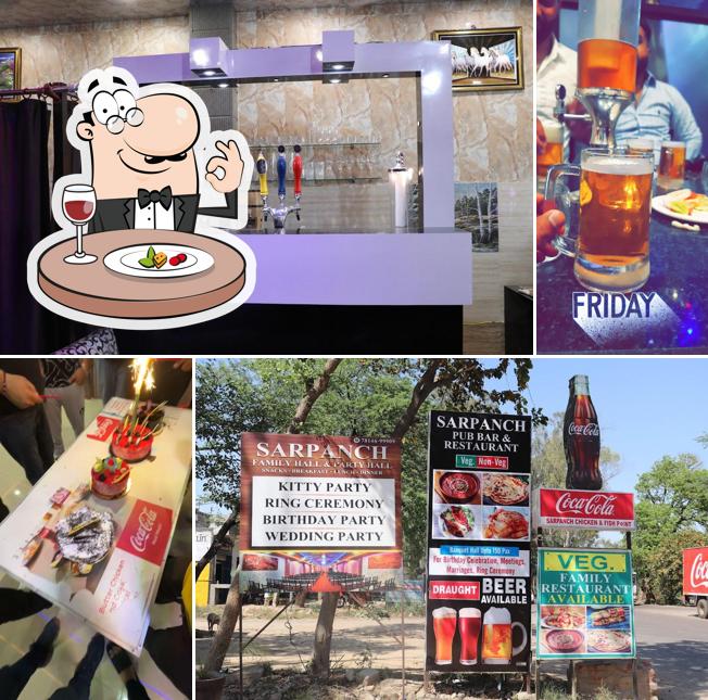 Food at Sarpanch Pub Bar & Restaurant