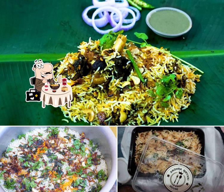 Meals at Andhra Biryani House