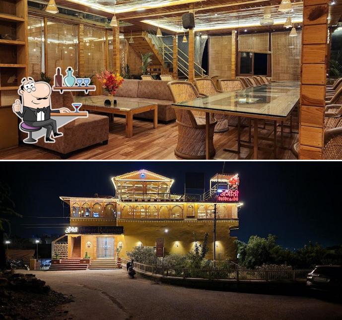The interior of Angeethi Restaurant And Cafe
