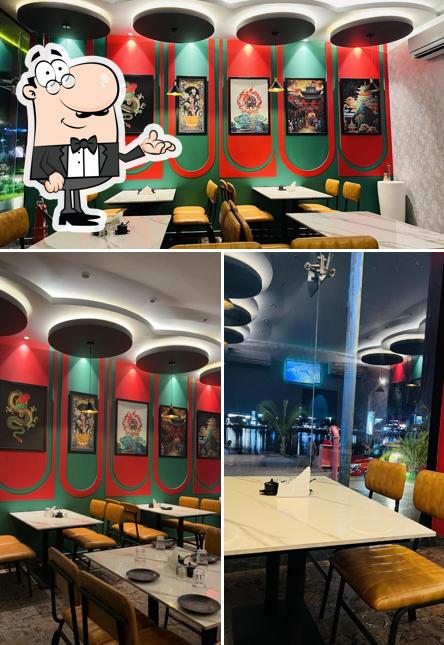 Take a seat at one of the tables at Beijing Bites