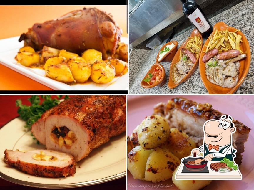Il y a une sélection de repas pour les amateurs de viande