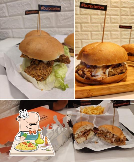 Pulled pork sandwich at Burp Station