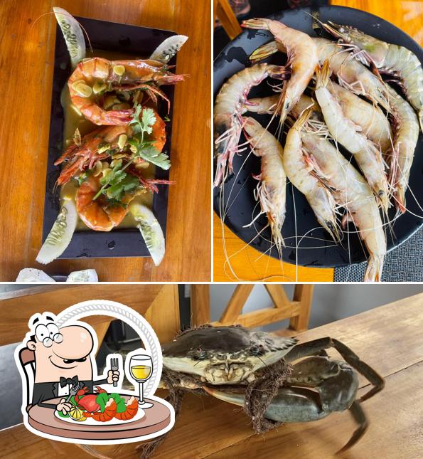 Try out seafood at Catch A Wave