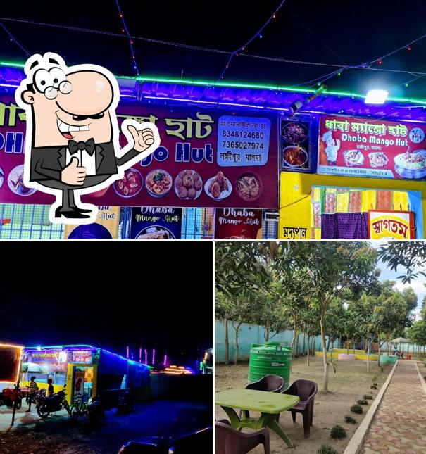 Look at the picture of Dhaba Mango Hut