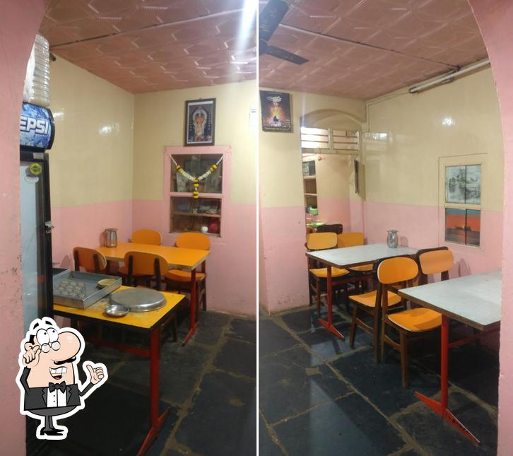 The interior of Hotel New Karnataka Club