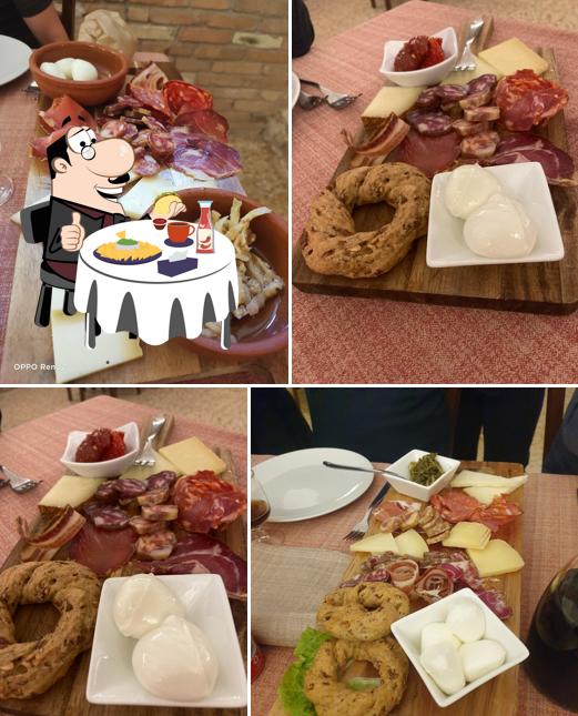 Piatto di formaggi al Trattoria da Nonno Cecchino