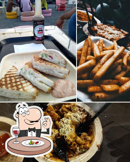 Food at We Desi The Road Side Cafe