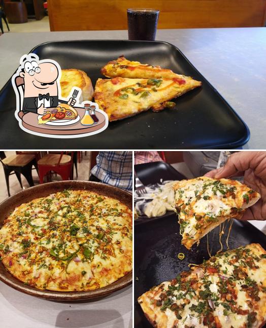 At PIZZA ZONE, you can get pizza