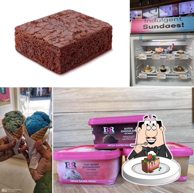 Chocolate cake at Baskin Robbins