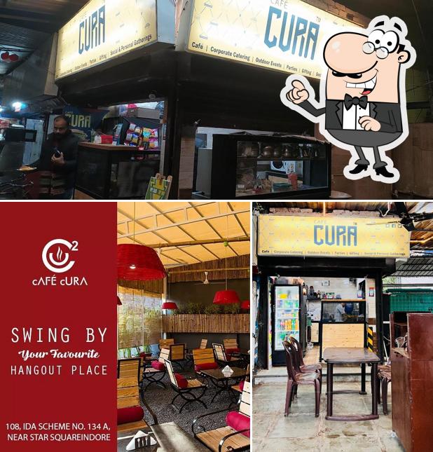 The interior of Cafe Cura