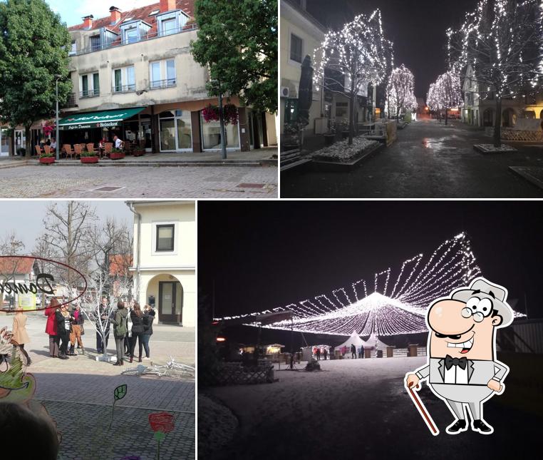 Goditi la vista dagli esterni di Caffe bar Domenica