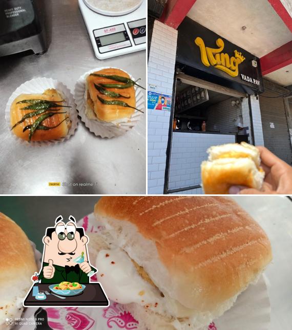 Meals at King Vada Pav and samosa