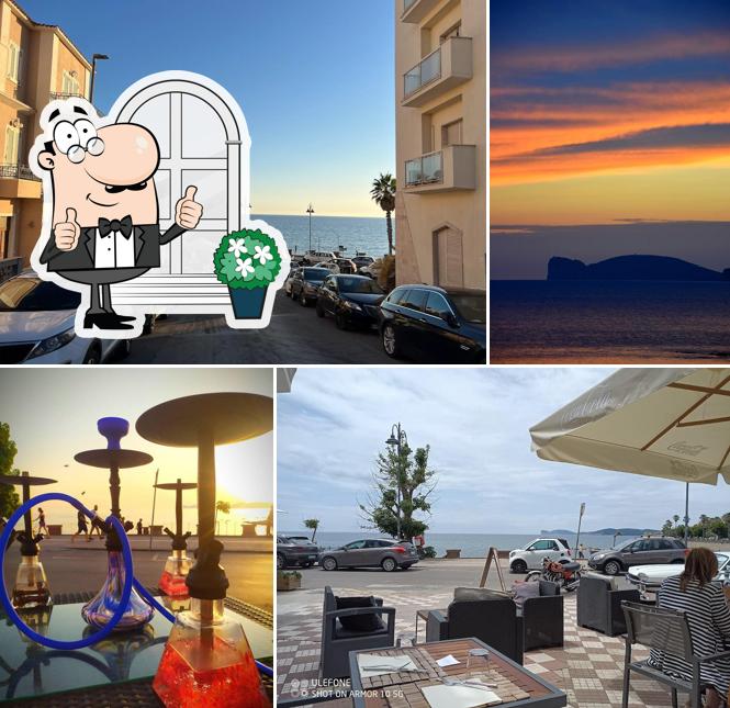 Puoi goderti l'aria fresca da seduto all'esterno di Mos Restaurant