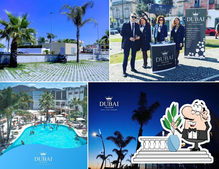 Curiosa tra la parte esterna di Dubai Village