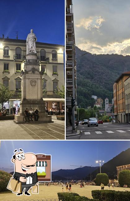 Guarda gli esterni di Piazza volta como