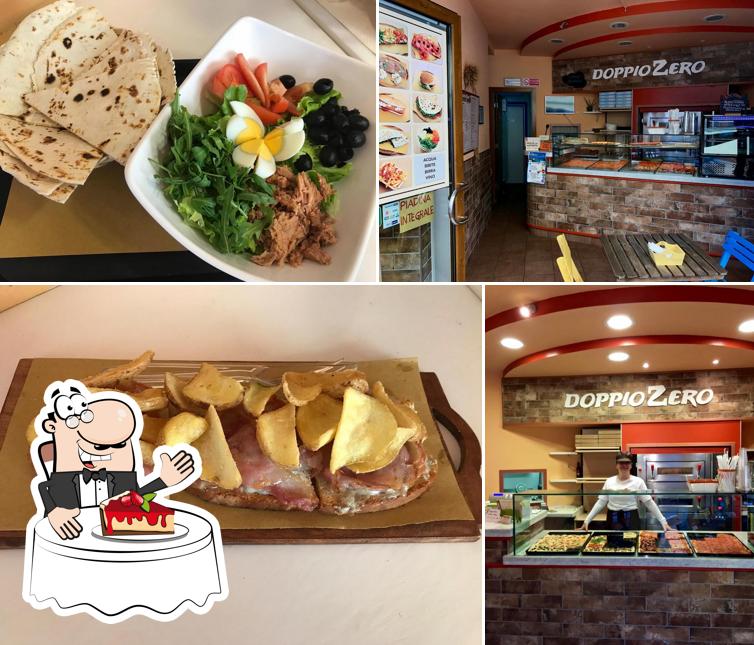 DoppioZero Piadineria serve un'ampia gamma di dessert