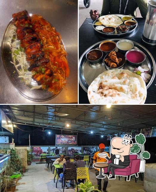 Among different things one can find interior and food at Hotel Enjoy