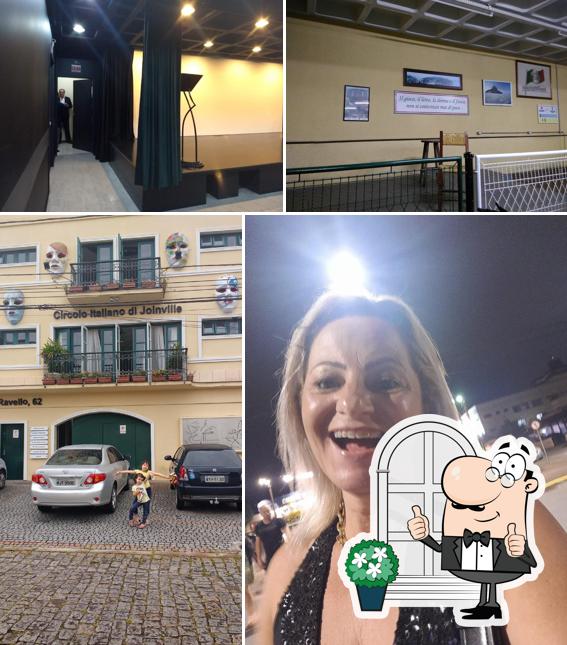 O exterior do Circolo Italiano di Joinville