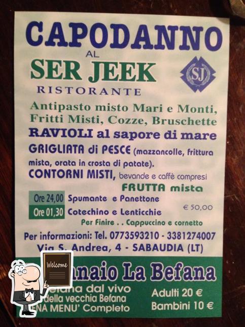 Ecco un'immagine di Ser Jeek Ristorante