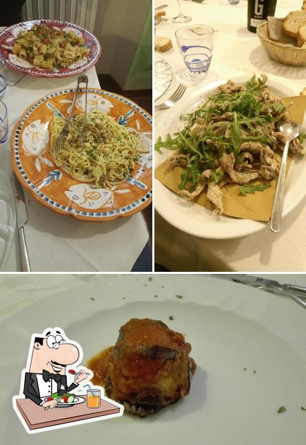 Cibo al Osteria del Pescatore