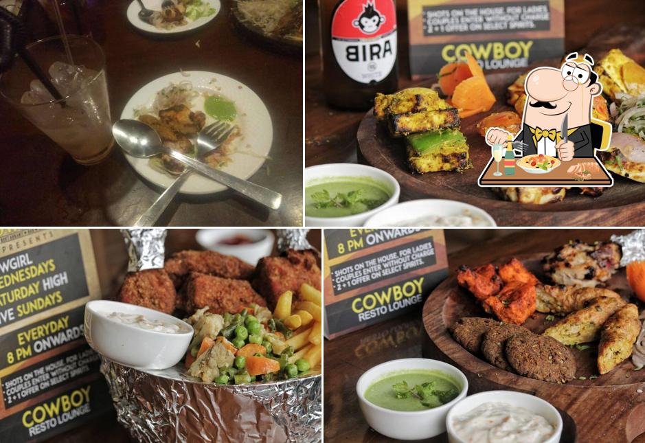 Food at Cowboy Restaurant & Lounge