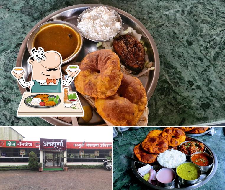 Food at Annapurna Garden Restaurant