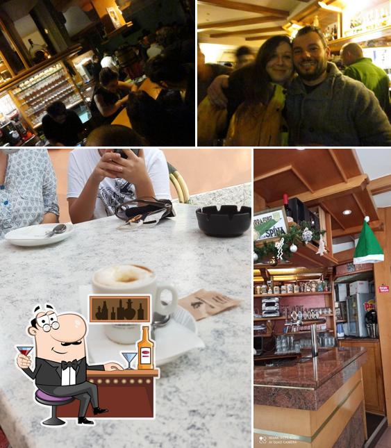 Bar Bianco si caratterizza per la bancone da bar e interni