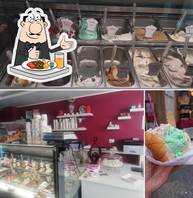 Platti al Gelateria Roma 16