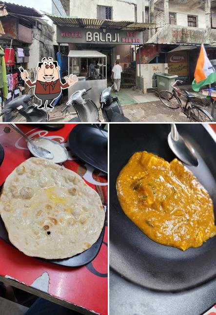This is the photo depicting food and exterior at Hotel Balaji Veg Non Veg