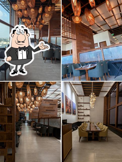 The interior of Ahara