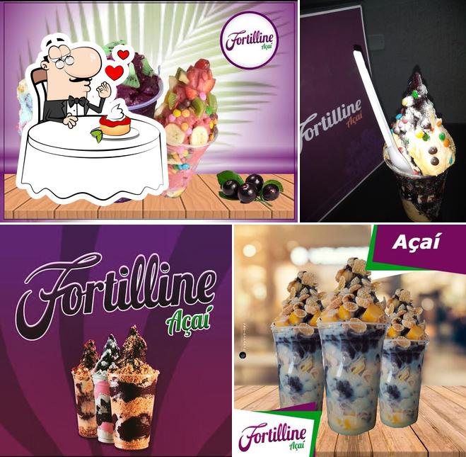 Fortilline serve uma gama de pratos doces