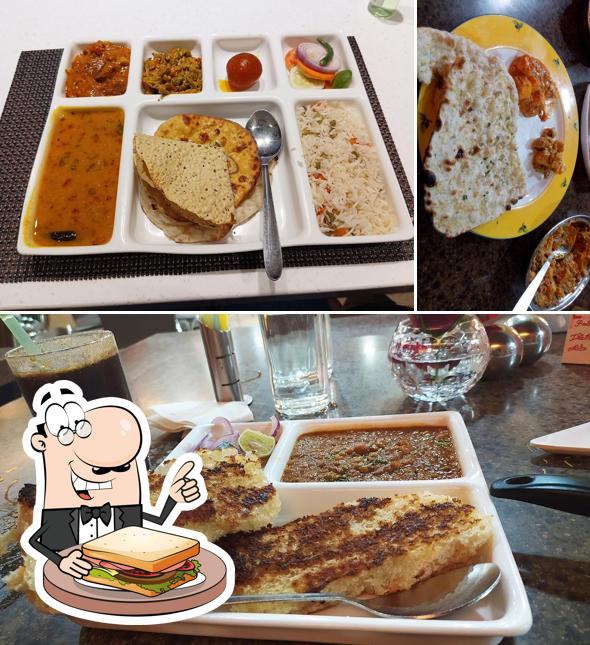 Grilled cheese sandwich at Makhan Bhog