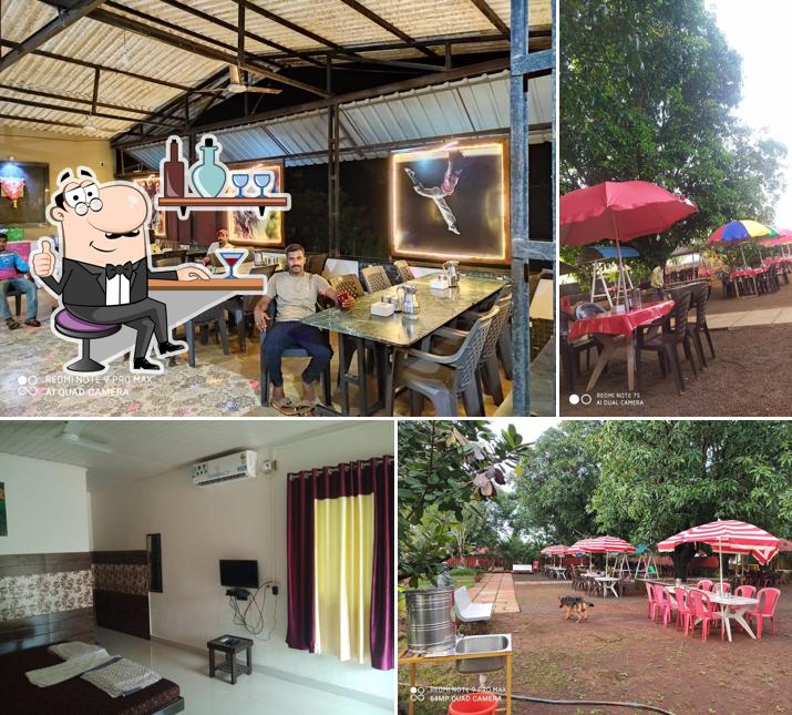 The interior of Mandavkaranche Hotel Angan